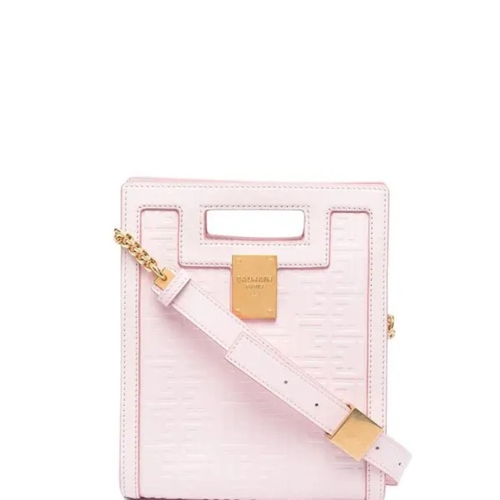 BALMAIN 
Small 1945 Embossed Tote Bag
